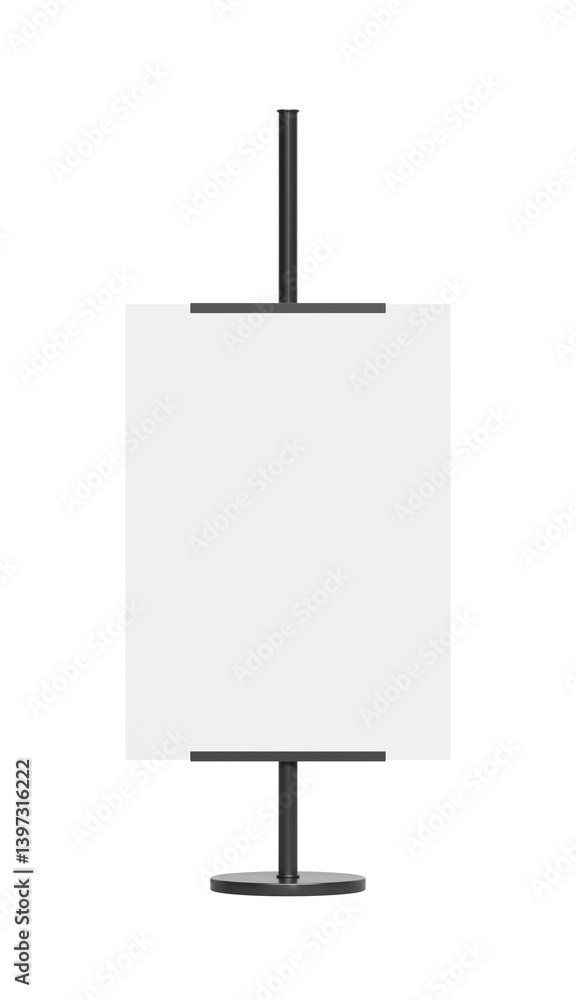 스탠드 이젤 배너 간판 목업 Stand Easel Banner Sign Mock up 스탠드 이젤 배너 간판 목업 Stand Easel Banner Sign Mock up