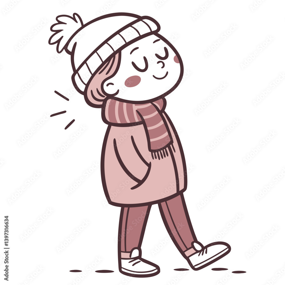 girl in winter clothes girl in winter clothes