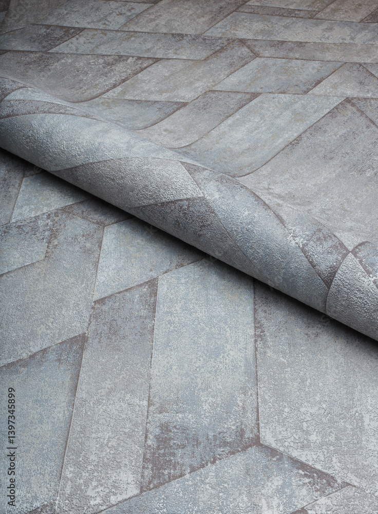 Large roll of wallpaper for the wall with a beautiful texture