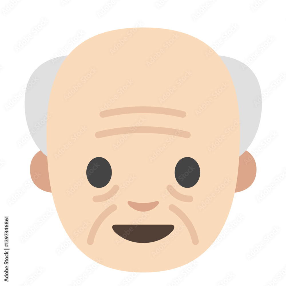 Light-Skinned Bald Elderly Man
Light-Skinned Bald Elderly Man