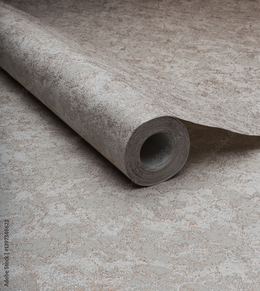 Large roll of wallpaper for the wall with a beautiful texture