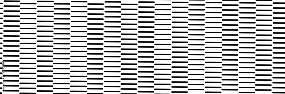 Naklejka premium dashed line pattern. striped background with seamless texture. short lines vector