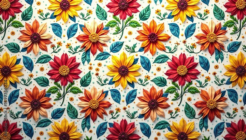 Intricate floral textile design, repeating seamlessly , background, fabric pattern Intricate floral textile design, repeating seamlessly , background, fabric pattern