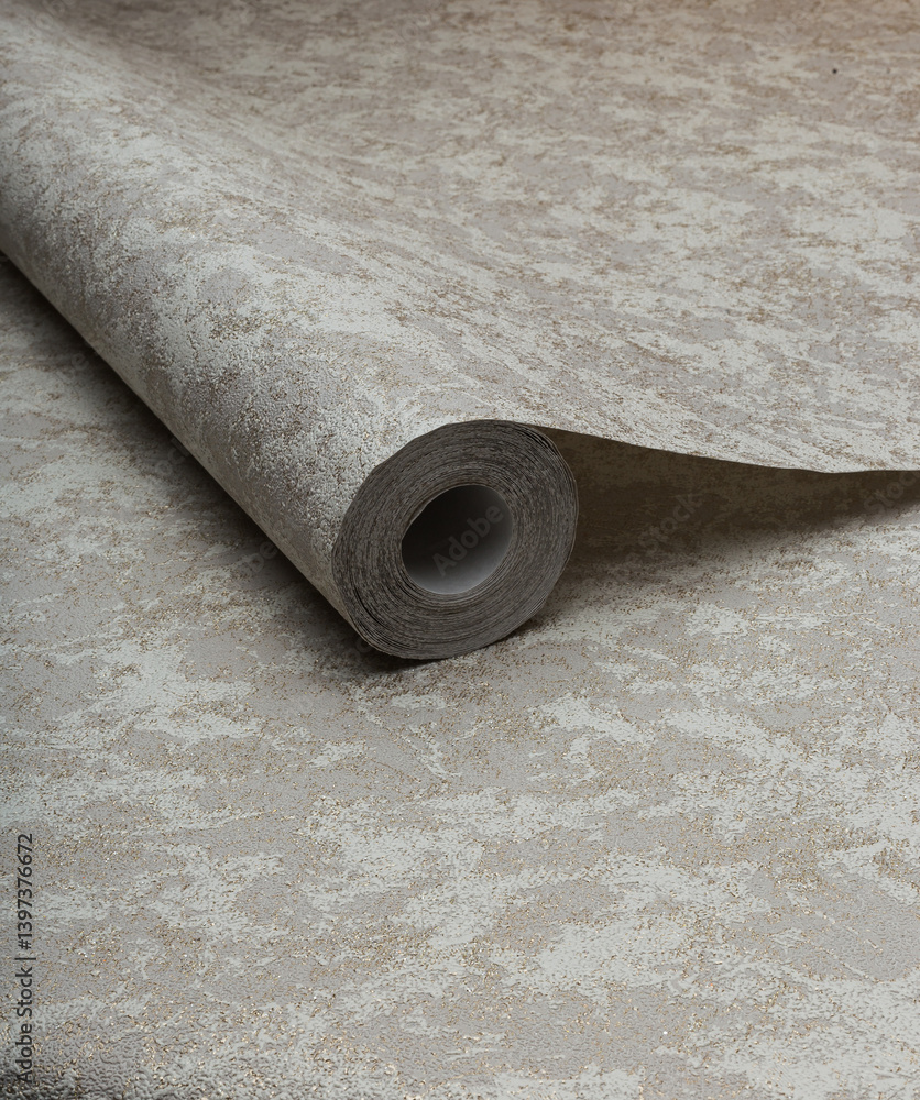Large roll of wallpaper for the wall with a beautiful texture
