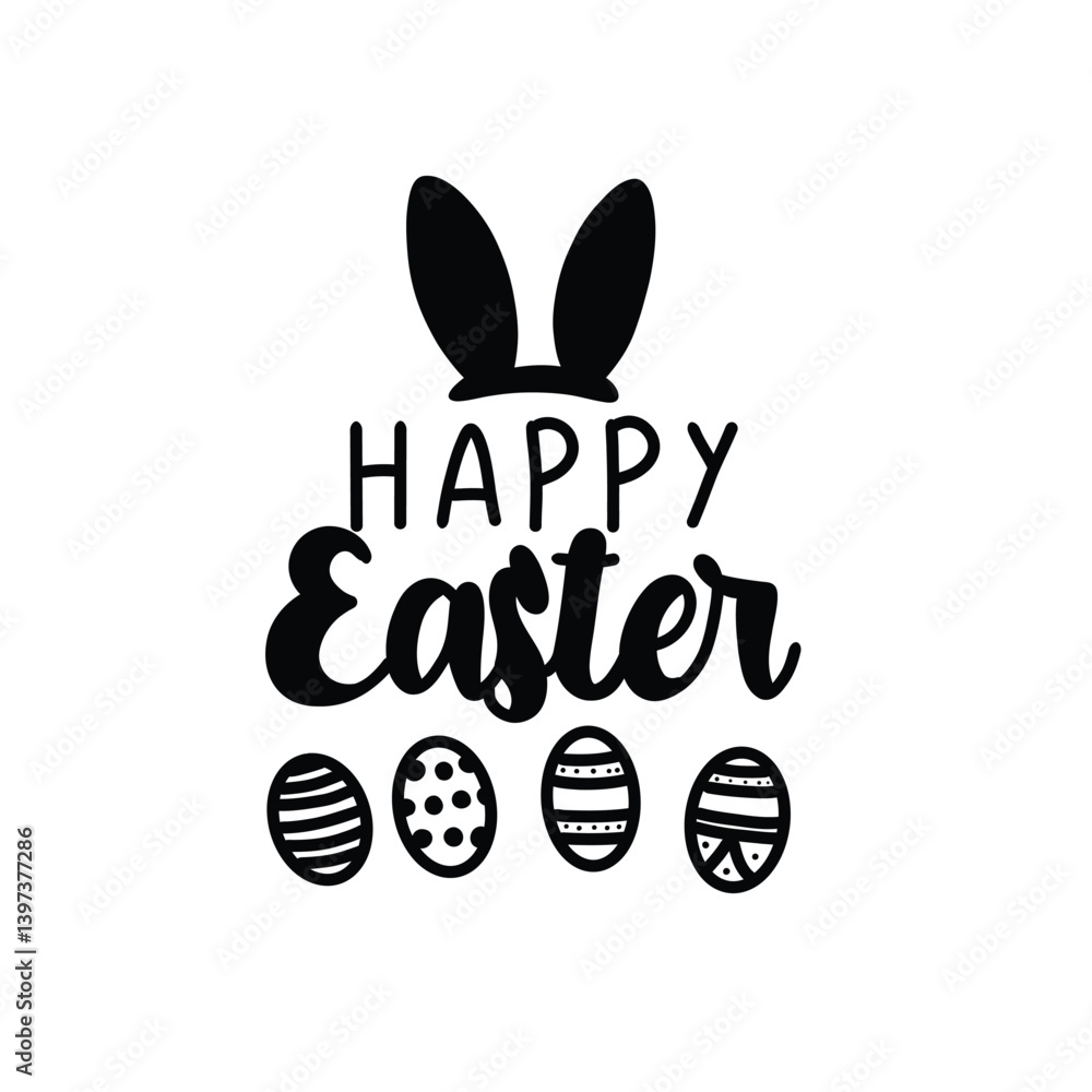Obraz premium happy easter card