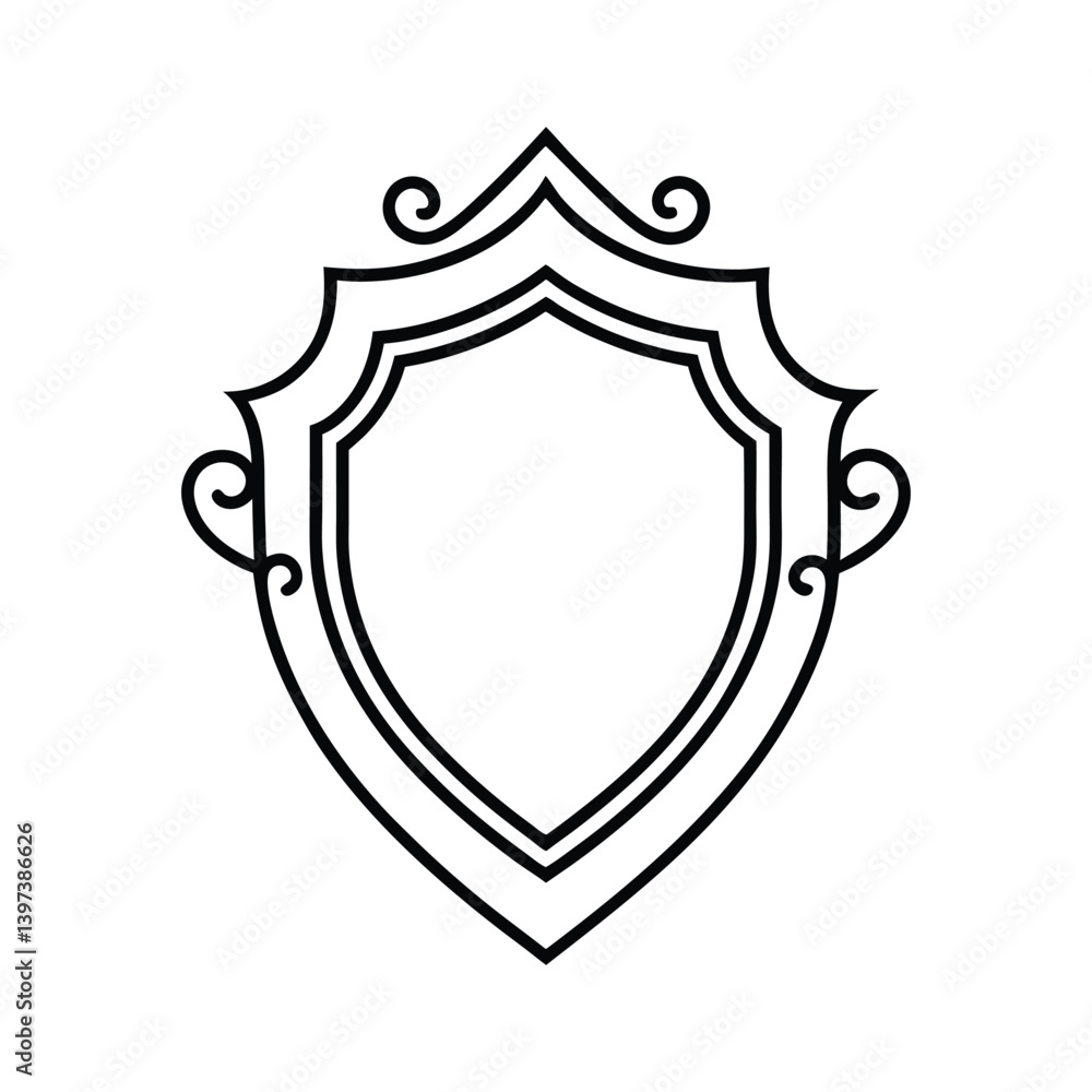 shield with laurel wreath shield with laurel wreath