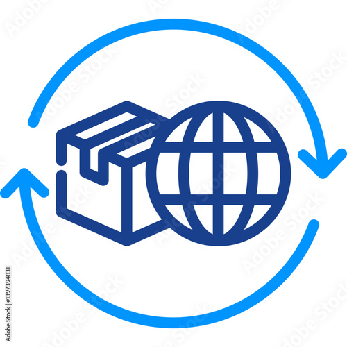 Worldwide Shipping Icon