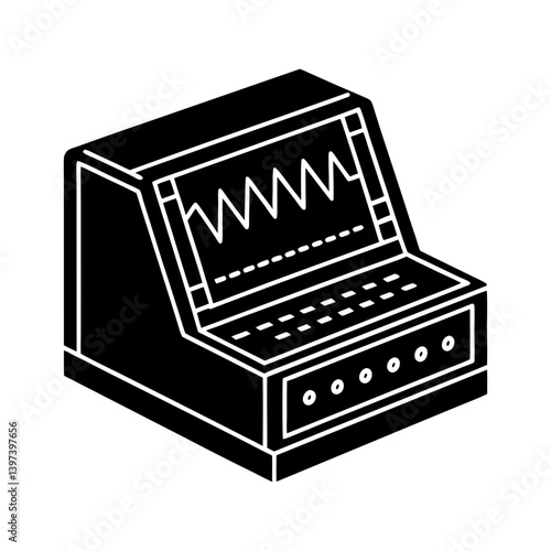 Logic Analyzer silhouette vector