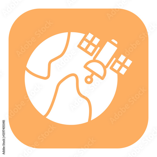 Satellite Earth Icon
