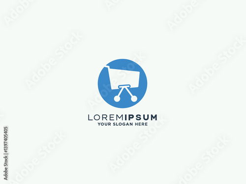 Free Download Shopping logo design vector template - GFXLoad