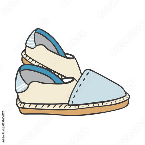 espadrilles icon, espadrilles vector illustration-simple illustration of espadrilles, perfect for espadrilles logos and icons