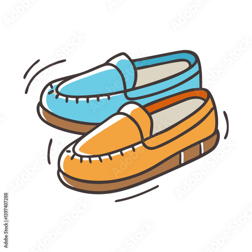 moccasins icon, moccasins vector illustration-simple illustration of moccasins, perfect for moccasins logos and icons