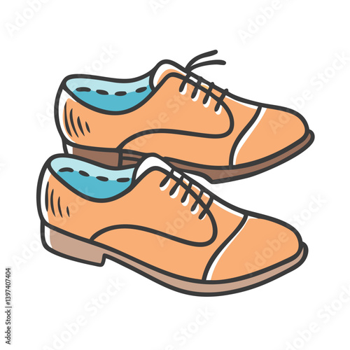 oxfords icon, oxfords vector illustration-simple illustration of oxfords, perfect for oxfords logos and icons
