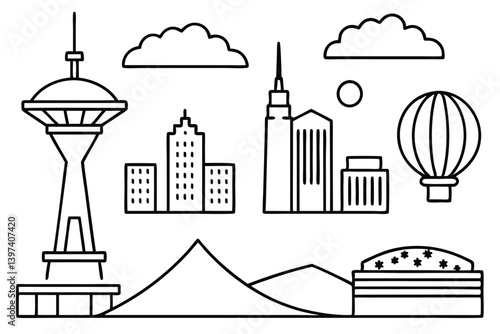 Assorted Stratosphere Illustrations