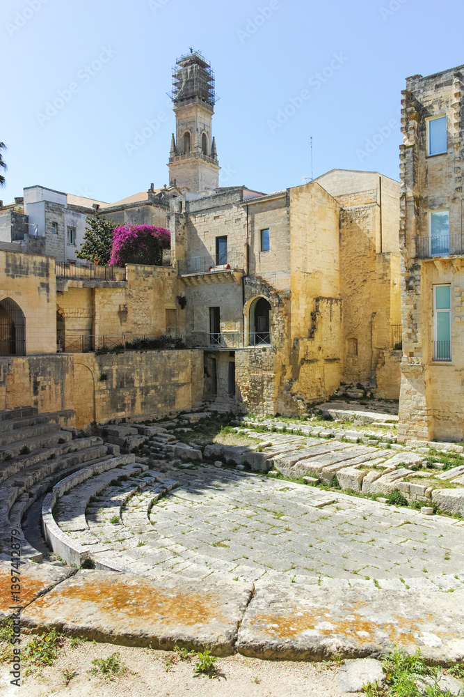 The Old town of Lecce, Apulia Region, Italy