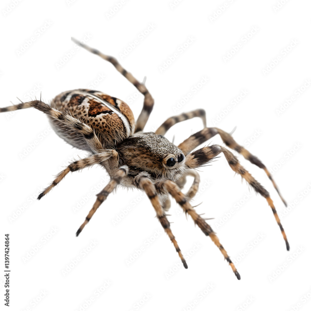 Fototapeta premium spider isolated on white background