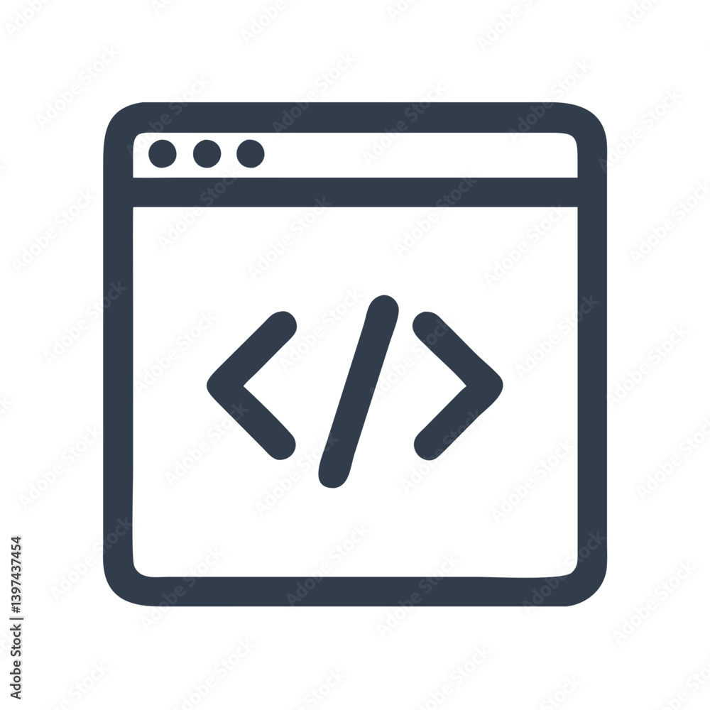 Colorful Coding Flat Icon Colorful Coding Flat Icon