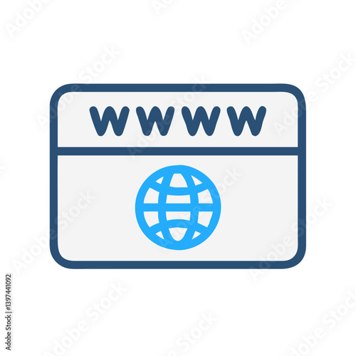 Domain Flat Icon