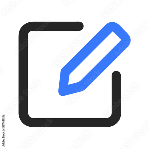  Edit Flat Vector Icon