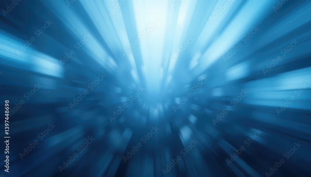 Fototapeta premium Dynamic light burst action abstract digital space visual content futuristic environment wide-angle viewpoint conceptual imagery for modern design