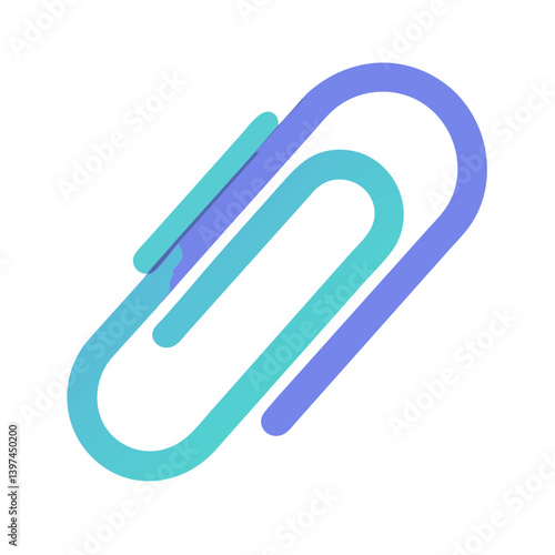  Paperclip Flat Icon