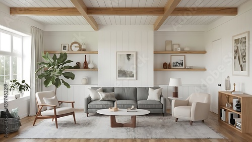 scandinavian home interior design modern living room farmhouse