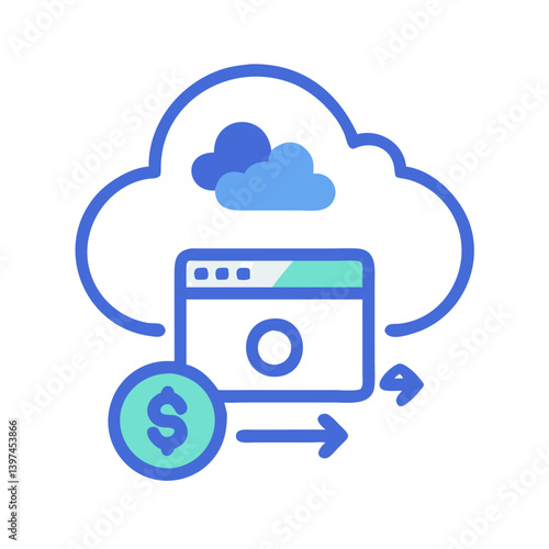  Stylish SaaS Flat Icon