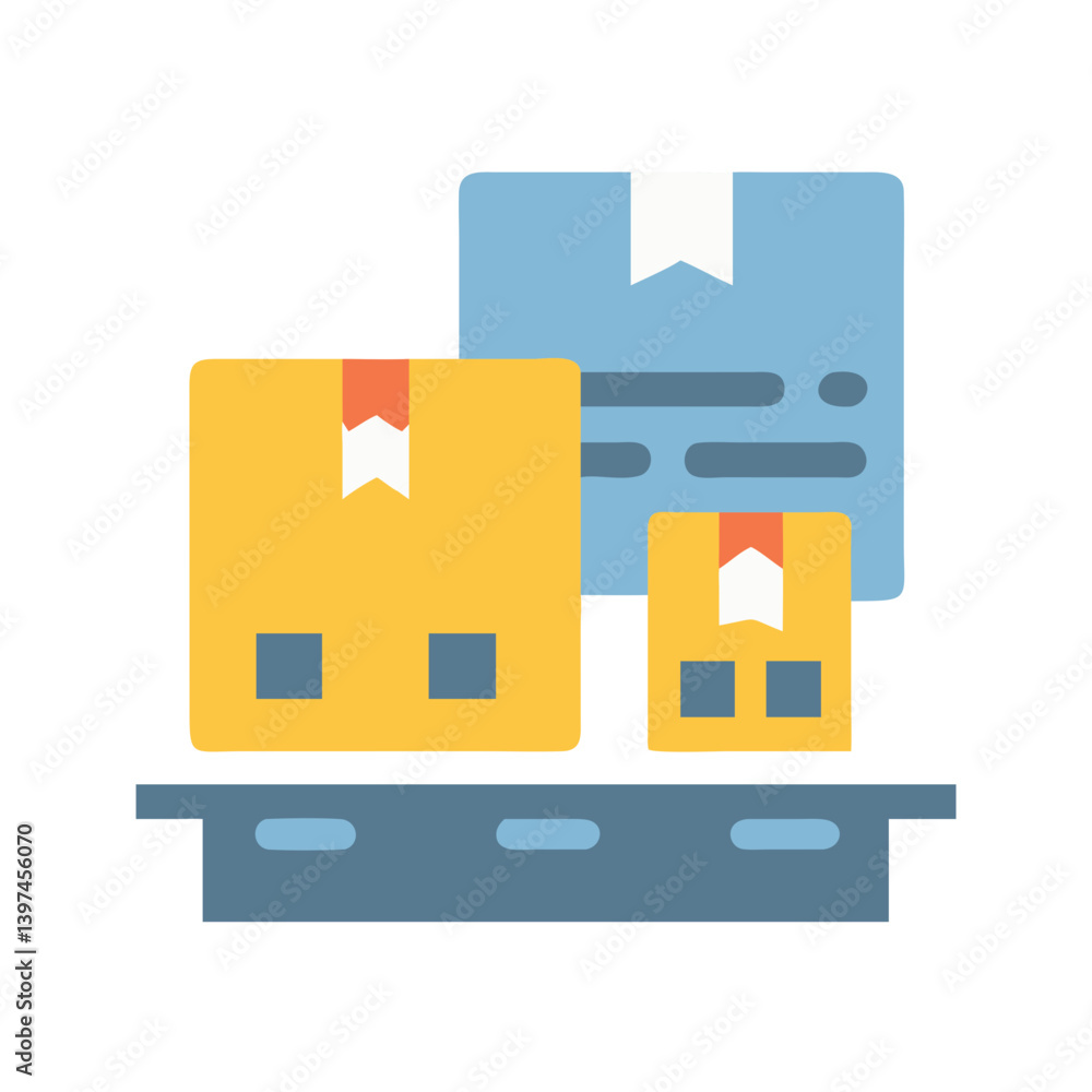Dynamic Supply Flat Icon Dynamic Supply Flat Icon