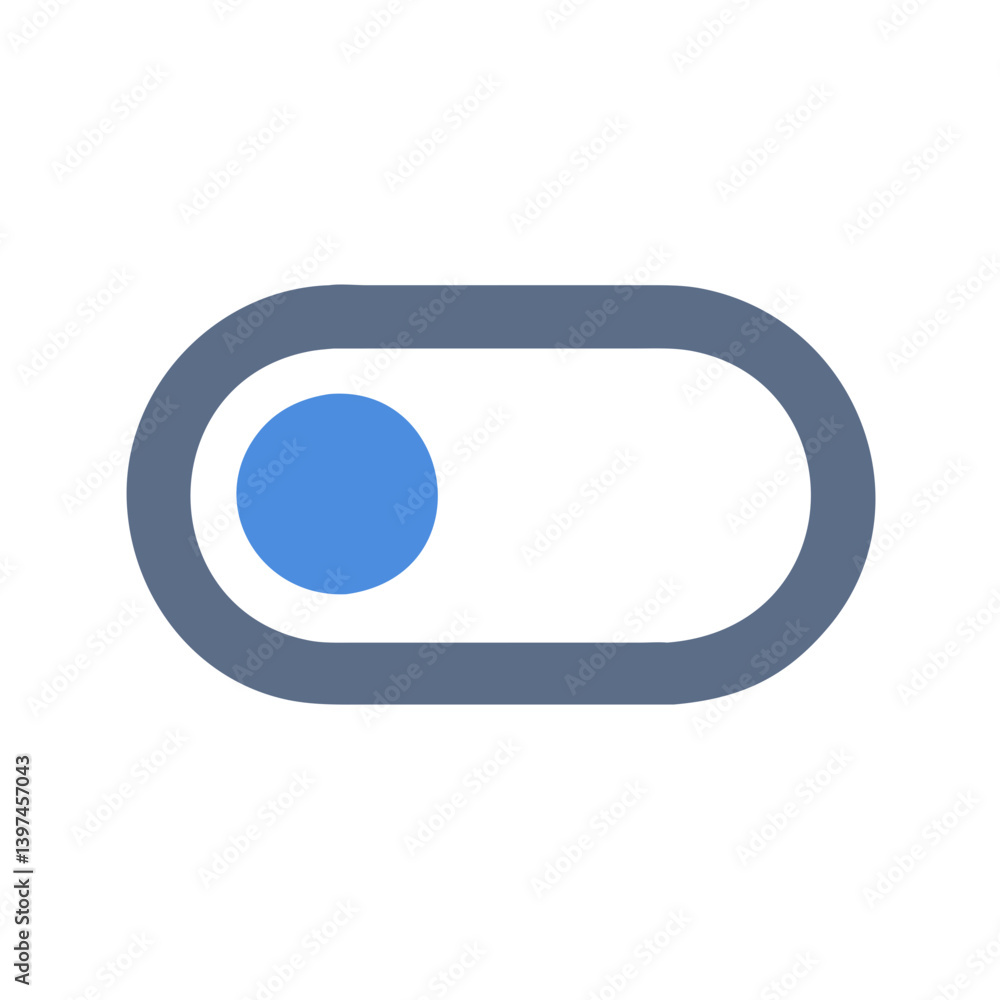 Creative Toggle On Flat Icon Creative Toggle On Flat Icon