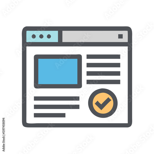 Free Download  Creative Website Flat Icon - GFXLoad