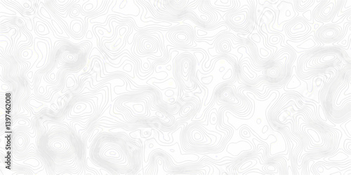 Lines Topographic contour lines map seamless pattern. Geographic mountain relief. Abstract lines background. 