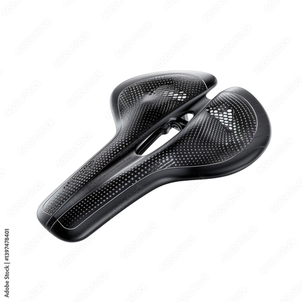 Gel-Padded Bicycle Saddles Isolated On Transparent Background Gel-Padded Bicycle Saddles Isolated On Transparent Background