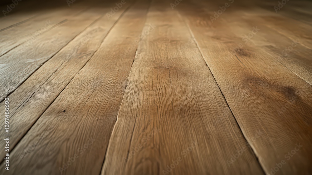 Warm Brown Wood Planks Floor Texture Background