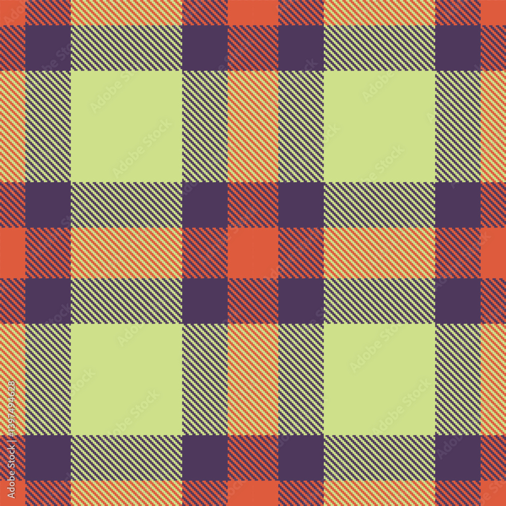 Traditional dirty purple Tartan patterns fabric texture. Elegant Rich orange pink Seamless Tartan Traditional dirty purple Tartan patterns fabric texture. Elegant Rich orange pink Seamless Tartan