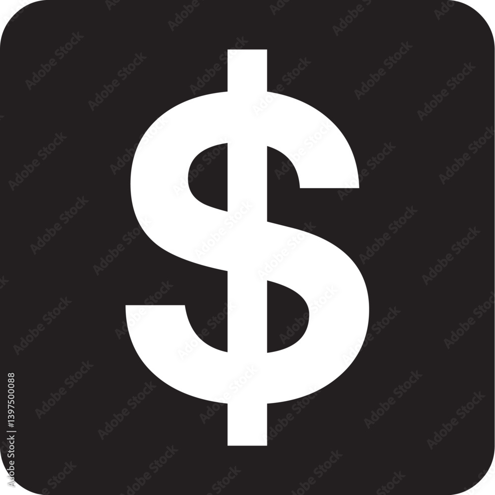 Dollar sign icon or Dollar Symbol Design eps vector file for cricut and silhouette Dollar sign icon or Dollar Symbol Design eps vector file for cricut and silhouette