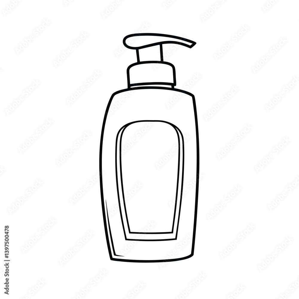 Black And White Outline Drawing Of Soap Dispenser Hand Sanitizer Bottle Black And White Outline Drawing Of Soap Dispenser Hand Sanitizer Bottle