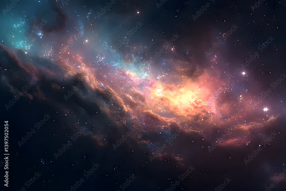 Beautiful space background Beautiful space background
