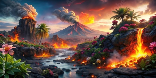 Hawaii Landscape Photography: Volcanic Beauty & Tropical Flowers
