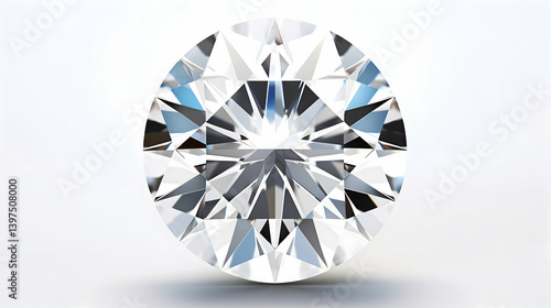 diamond on white background