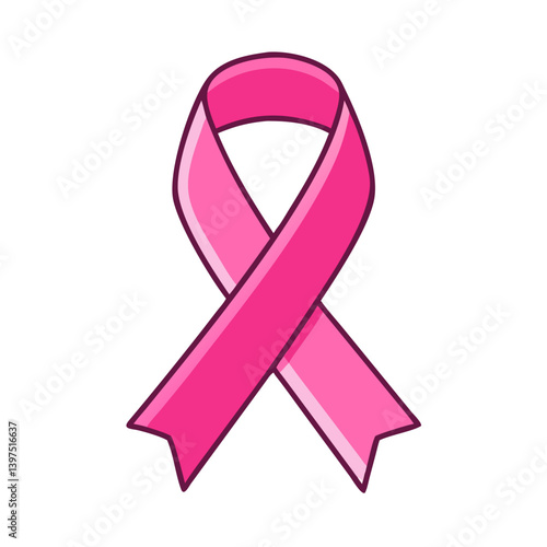 brea st cancer awareness pink ribbon icon, brea st cancer awareness pink ribbon vector