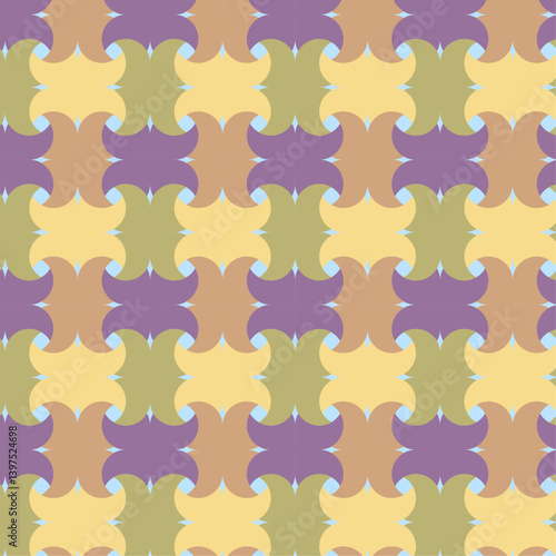 Abstract geometric pattern - square 12 for wrapper design, packaging or printing on textiles, clothes
