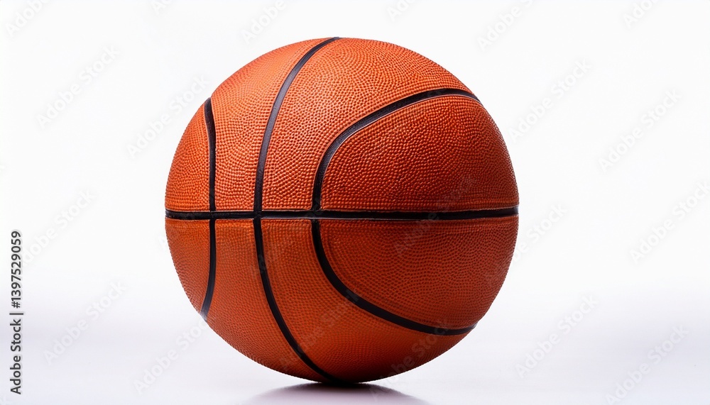 Fototapeta premium basketball isolated on white