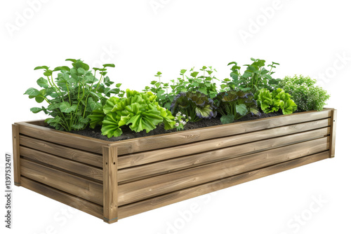 Versatile Raised Garden Beds Isolated On Transparent Background