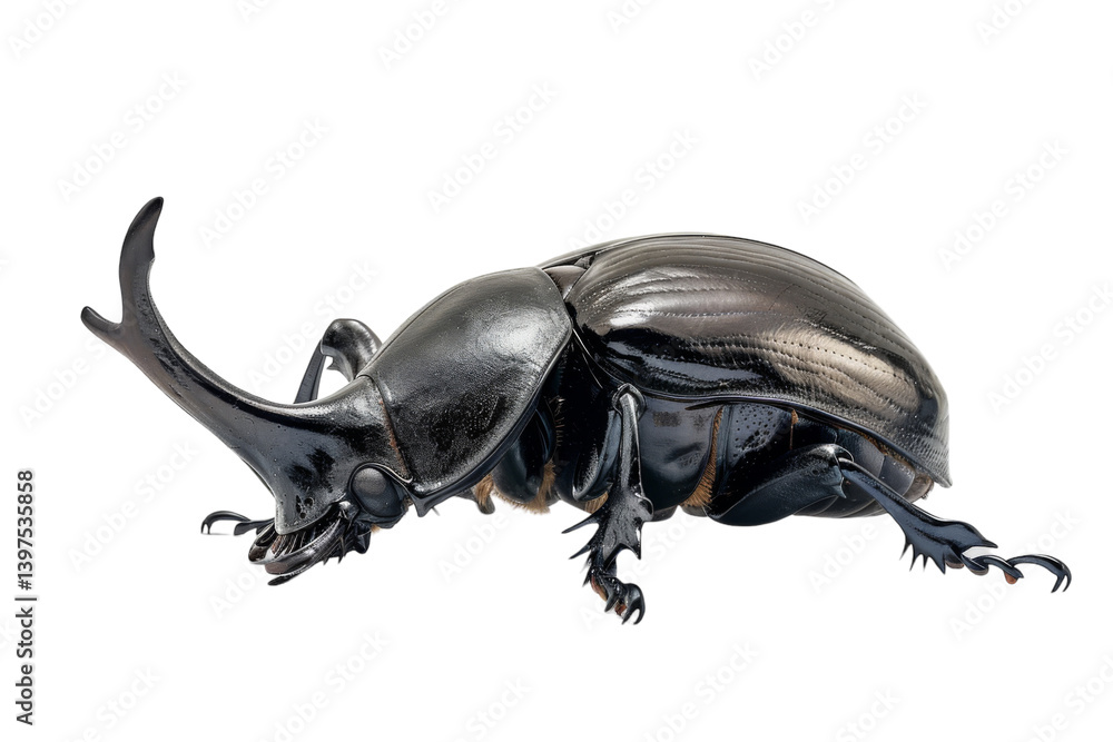 Rhinoceros Beetle Isolated On Transparent Background Rhinoceros Beetle Isolated On Transparent Background