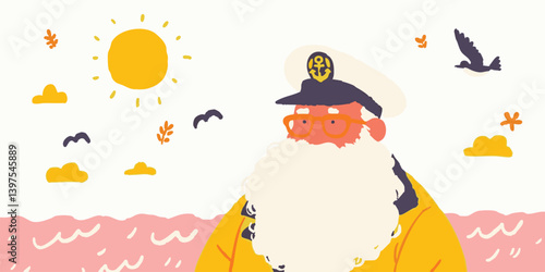 An old captain with a weath...