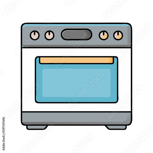oven icon, oven vector illustration-simple illustration of oven, perfect for oven logos and icons