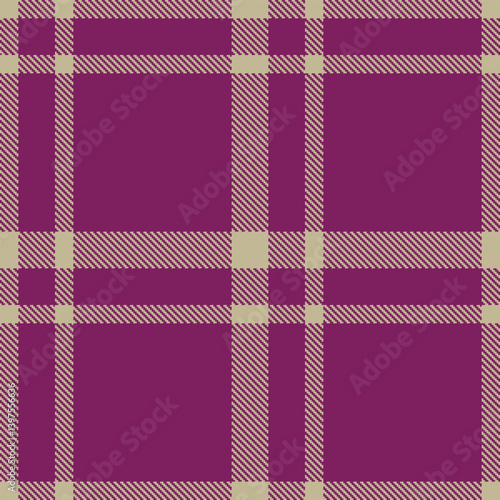 Rich putty and Metallic rich purple Seamless Tartan Textile Design
