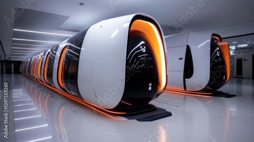 Conceptual transportation pods using hyper-efficient magnetic levitation