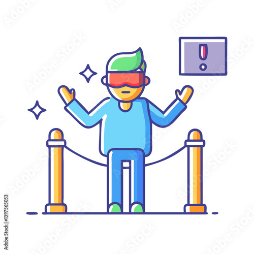 club bouncer icon, club bouncer vector illustration-simple illustration of club bouncer, perfect for club bouncer logos and icons