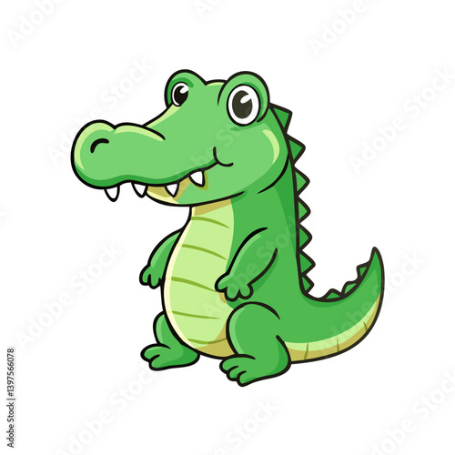 crocodile icon, crocodile vector illustration-simple illustration of crocodile, perfect for crocodile logos and icons